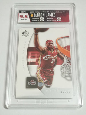 LeBron James HGA 9.5 2005-06 SP Authentic GEM MT - XFMSports