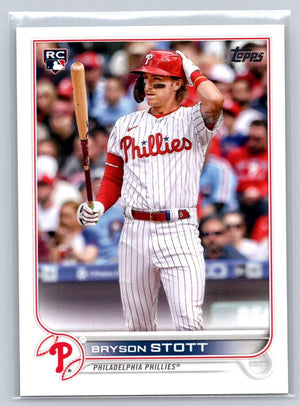 Bryson Stott 2022 Topps Update Phillies Rookie Card RC #US224 - XFMSports