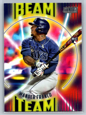 Wander Franco 2022 Topps Stadium Club Beam Team Rookie #BT-14 Rays - XFMSports