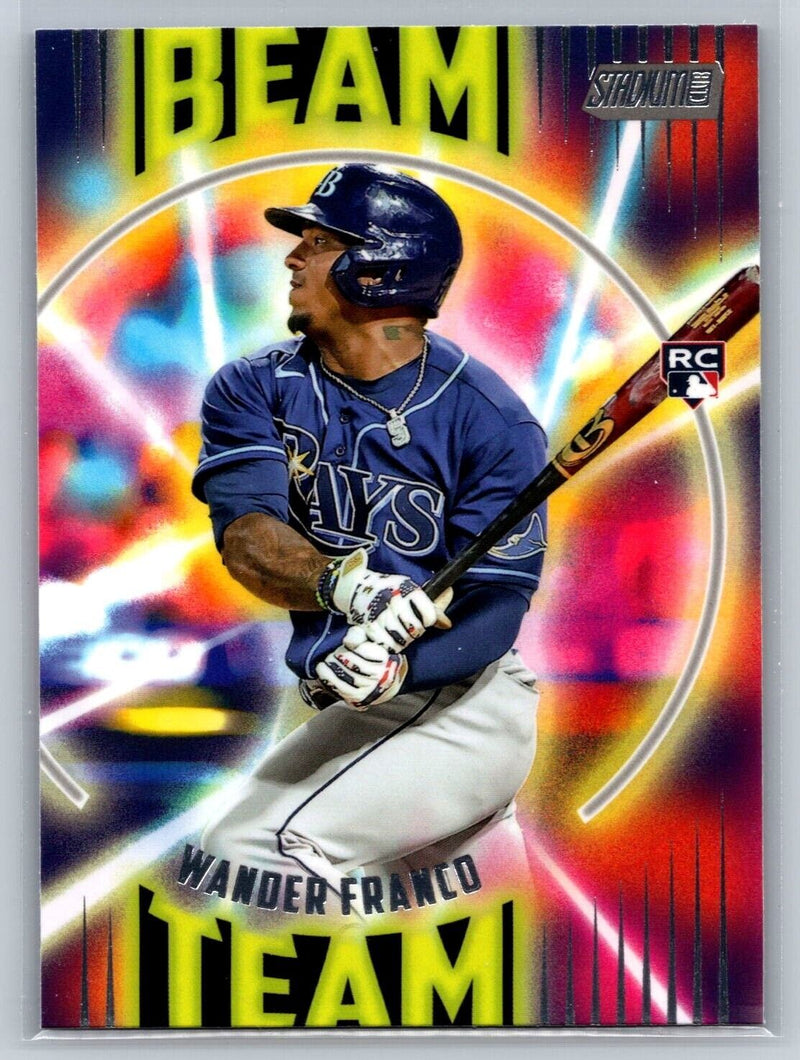 Wander Franco 2022 Topps Stadium Club Beam Team Rookie #BT-14 Rays - XFMSports