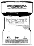 Vladimir Guerrero Jr 2022 Topps Stadium Club Triumvirate Die Cut #T-23 Blue Jays - XFMSports