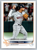 Jeremy Pena 2022 Topps Update Rookie Debut Card Houston Astros #US276 - XFMSports