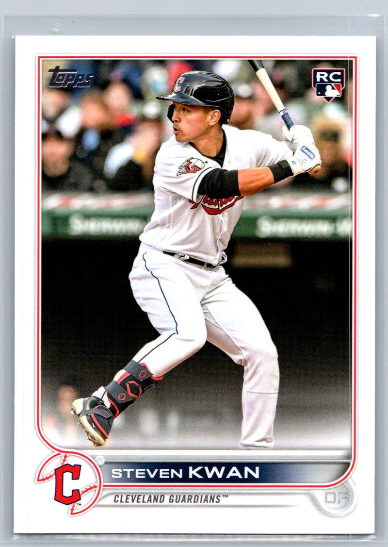 Steven Kwan 2022 Topps Update Rookie Cleveland Guardians #US261 - XFMSports
