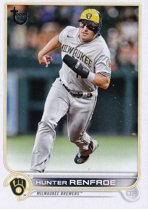 Hunter Renfroe 2022 Topps Update #US58 Vintage Stock Parallel #'d 76/99 - XFMSports