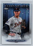 Spencer Torkelson Stars of MLB Chrome 2022 Topps Update Rookie Card SMLBC-76
