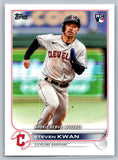 Steven Kwan 2022 Topps Update RD Cleveland Guardians #US54