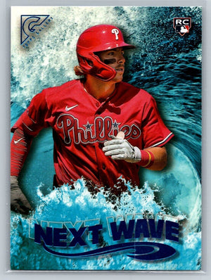 Bryson Stott 2022 Topps Gallery Next Wave Blue Rookie Card Phillies #'d/99 - XFMSports