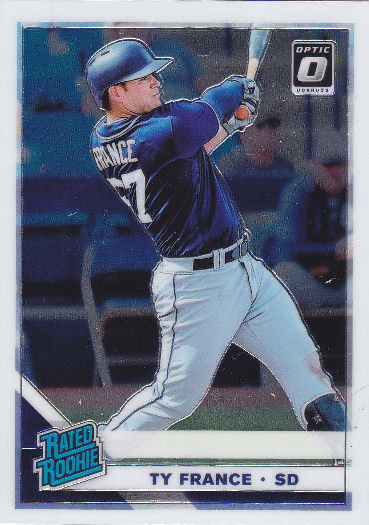 Ty France 2019 Donruss Optic Rookie Card #58 Mariners - XFMSports