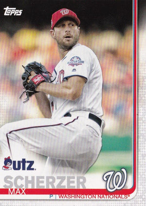 2019 Topps UTZ Max Scherzer Baseball Card #45 - XFMSports