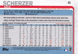 2019 Topps UTZ Max Scherzer Baseball Card #45 - XFMSports
