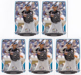 2013 Bowman Marcell Ozuna Rookie Card #17 - Lot of (5)
